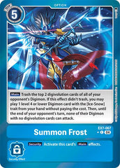 Summon Frost [EX7-067] (Foil) [Digimon LIBERATOR] | The Time Vault CA