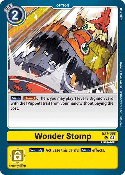 Wonder Stomp [EX7-068] [Digimon LIBERATOR] | The Time Vault CA