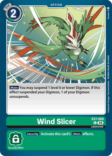 Wind Slicer [EX7-069] [Digimon LIBERATOR] | The Time Vault CA