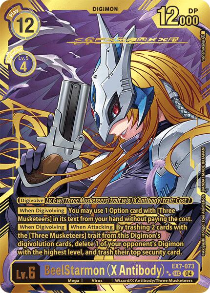 BeelStarmon [EX7-073] (X Antibody) (Textured) [Digimon LIBERATOR] | The Time Vault CA