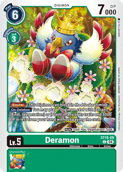 Deramon [ST18-09] [Starter Deck: Guardian Vortex] | The Time Vault CA