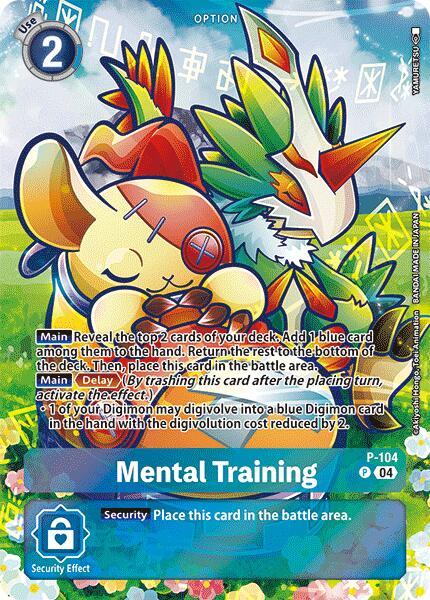 Mental Training [P-104] (Starter Deck 18 Exclusive) [Starter Deck: Guardian Vortex Promos] | The Time Vault CA