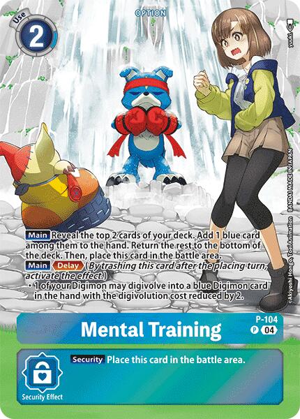 Mental Training [P-104] (Starter Deck 19 Exclusive) [Starter Deck: Fable Waltz Promos] | The Time Vault CA