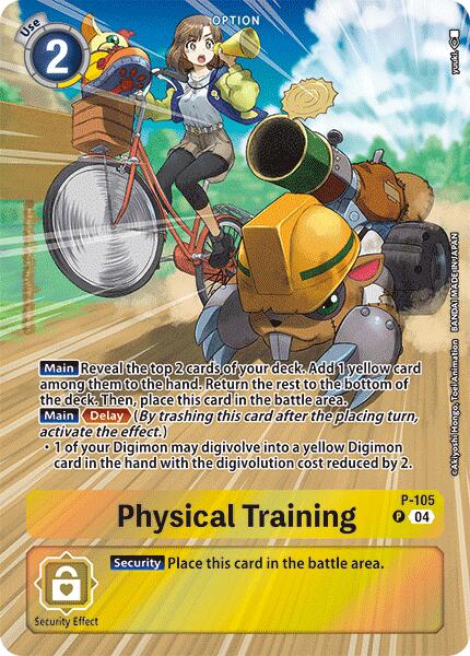 Physical Training [P-105] (Starter Deck 19 Exclusive) [Starter Deck: Fable Waltz Promos] | The Time Vault CA