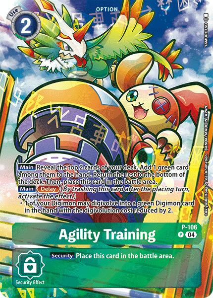 Agility Training [P-106] (Starter Deck 19 Exclusive) [Starter Deck: Fable Waltz Promos] | The Time Vault CA