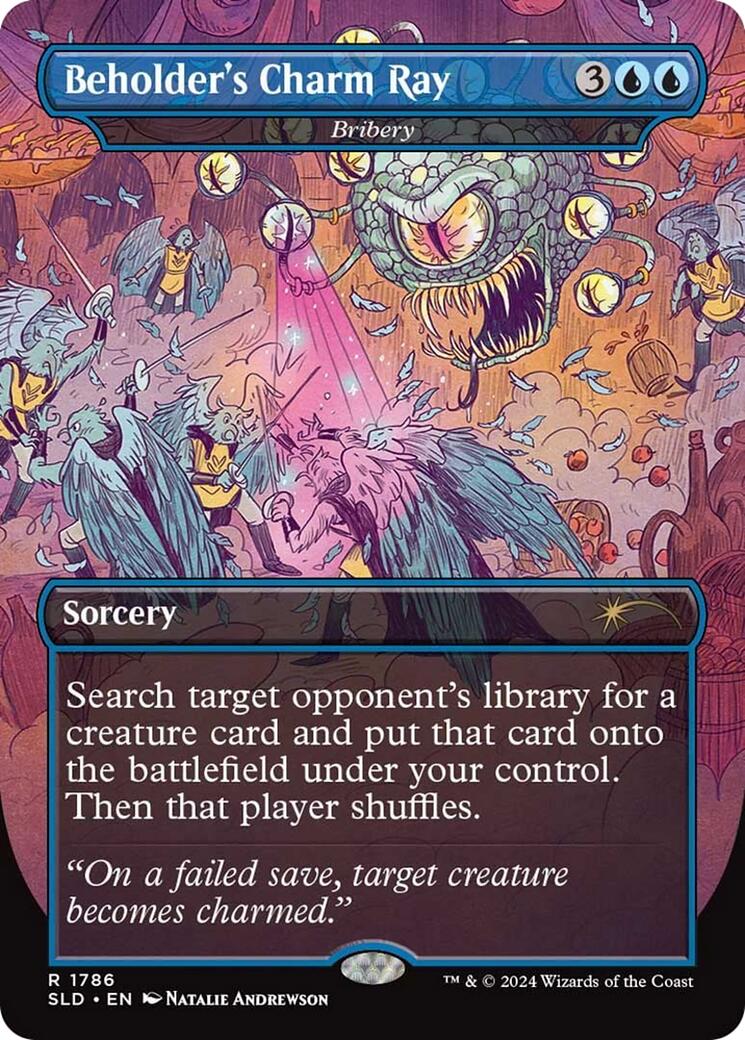 Beholder's Charm Ray - Bribery [Secret Lair Drop Series] | The Time Vault CA