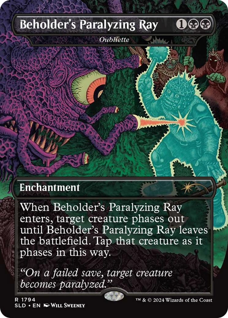 Beholder's Paralyzing Ray - Oubliette [Secret Lair Drop Series] | The Time Vault CA