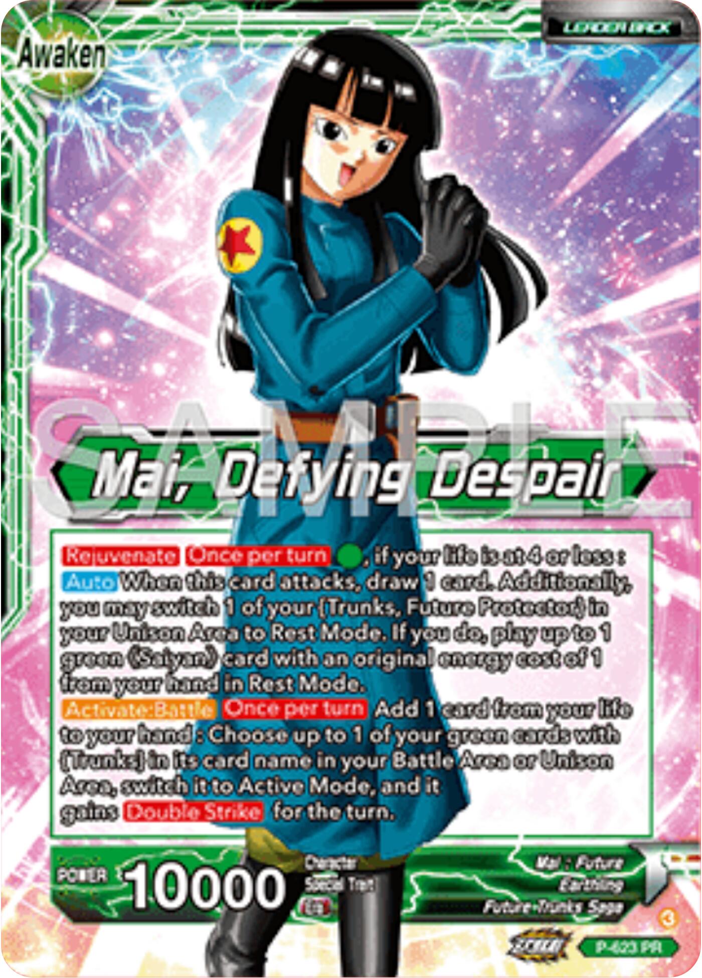 Mai // Mai, Defying Despair (Gold Stamped) (P-623) [Promotion Cards] | The Time Vault CA