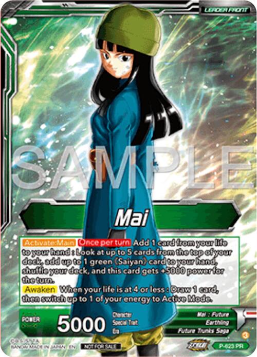 Mai // Mai, Defying Despair (Gold Stamped) (P-623) [Promotion Cards] | The Time Vault CA