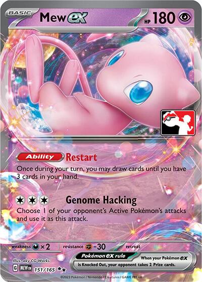 Mew ex (151/165) [Prize Pack Series Five] | The Time Vault CA