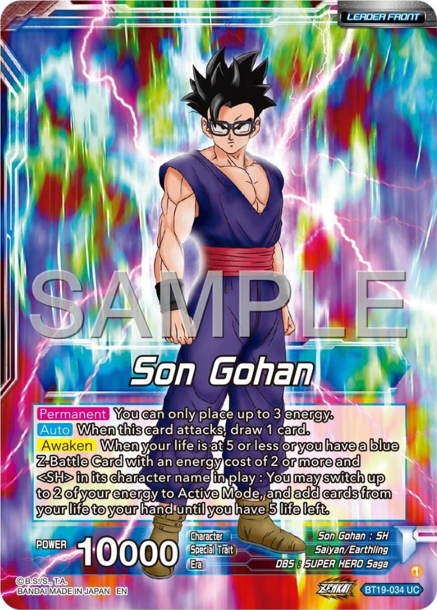 Son Gohan // Son Gohan, Former Glory Regained (BT19-034) [Premium 7th Anniversary Box 2024] | The Time Vault CA