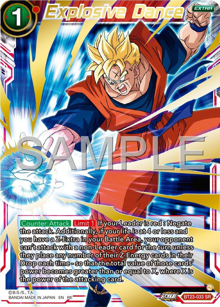 Explosive Dance (Reprint) (BT23-033) [Premium 7th Anniversary Box 2024] | The Time Vault CA