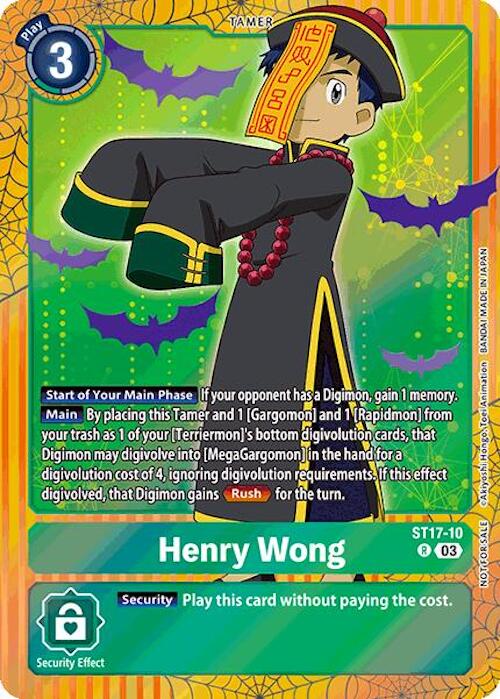 Henry Wong [ST17-10] (Halloween Event 2024) [Starter Deck: Double Typhoon Advanced Deck Set] | The Time Vault CA