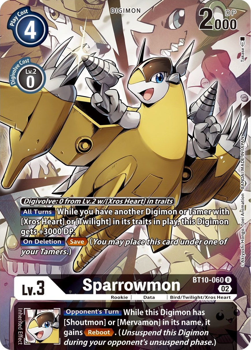 Sparrowmon [BT10-060] (Alternate Art) [Xros Encounter] | The Time Vault CA