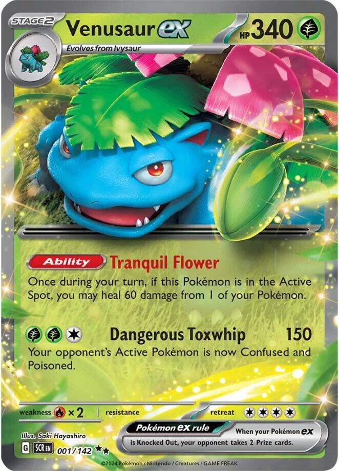 Venusaur ex (001/142) [Scarlet & Violet: Stellar Crown] | The Time Vault CA