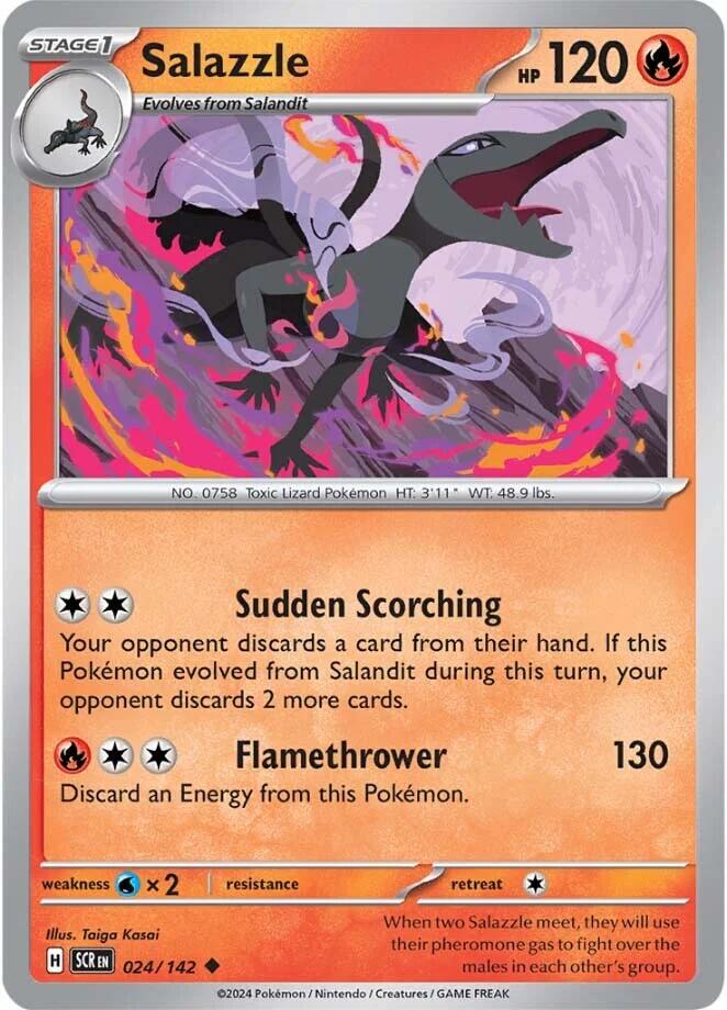 Salazzle (024/142) [Scarlet & Violet: Stellar Crown] | The Time Vault CA