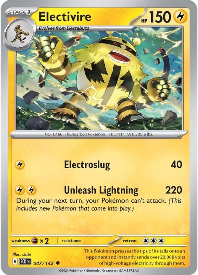 Electivire (047/142) [Scarlet & Violet: Stellar Crown] | The Time Vault CA