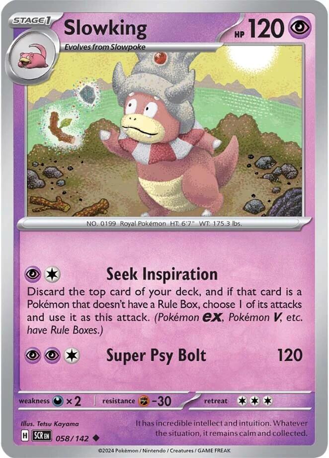 Slowking (058/142) [Scarlet & Violet: Stellar Crown] | The Time Vault CA