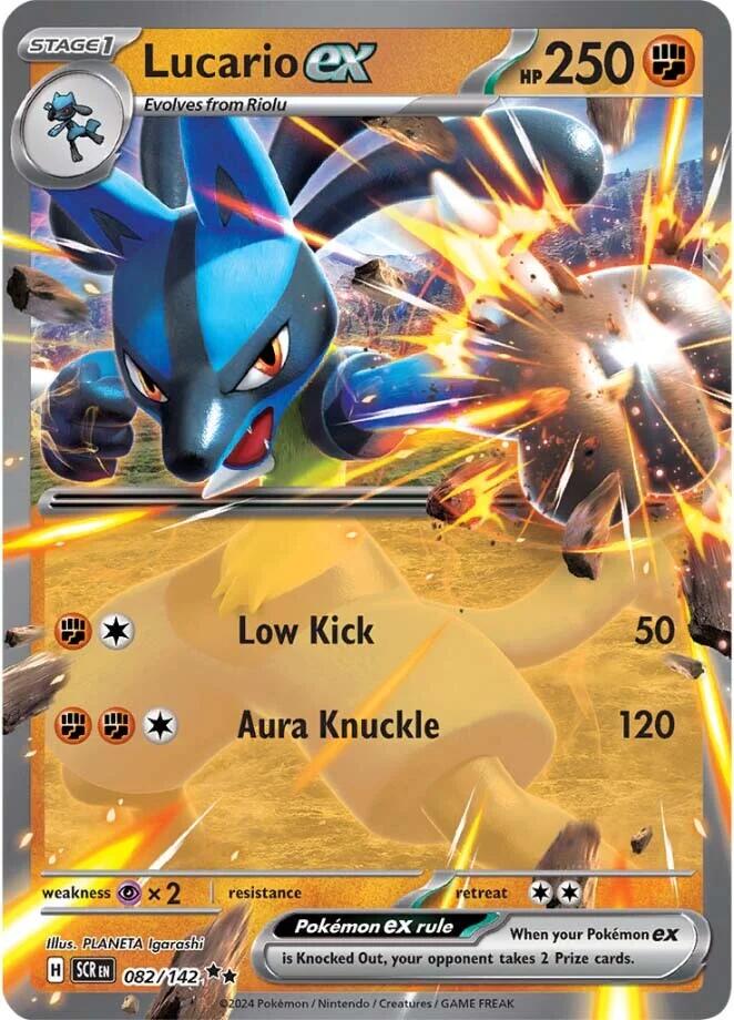 Lucario ex (082/142) [Scarlet & Violet: Stellar Crown] | The Time Vault CA