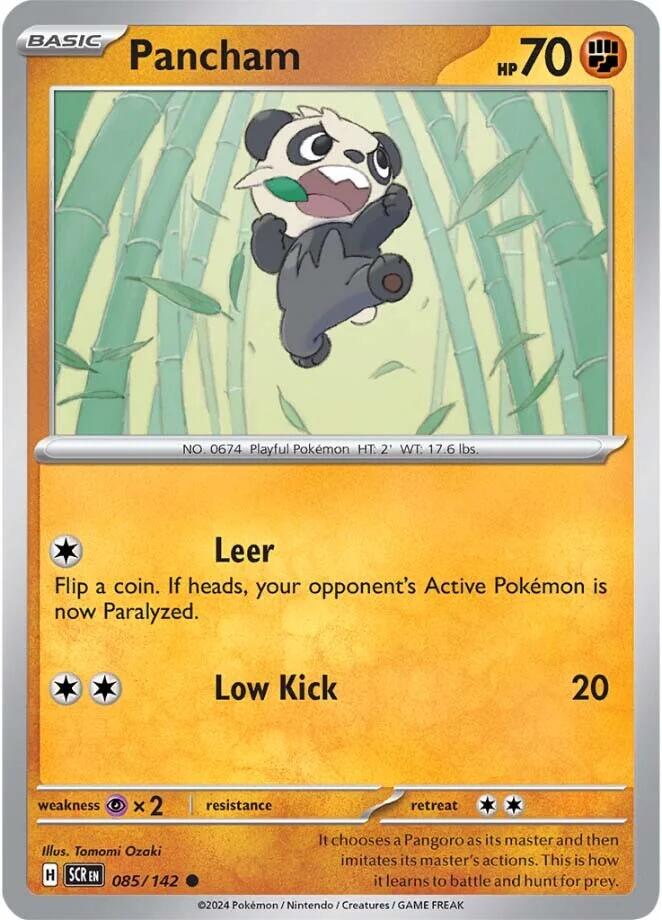 Pancham (085/142) [Scarlet & Violet: Stellar Crown] | The Time Vault CA