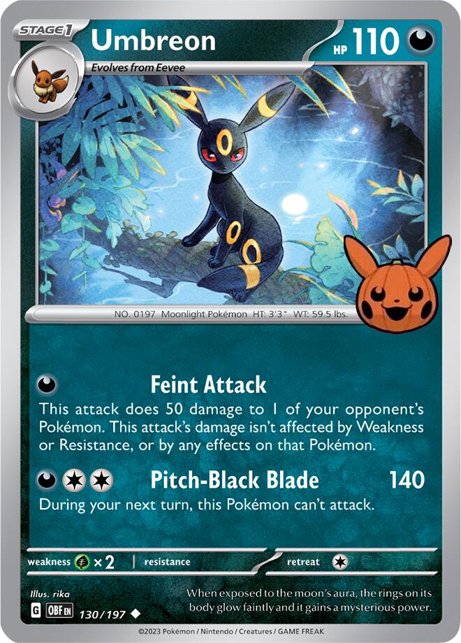 Umbreon (130/197) [Trick or Trade 2024] | The Time Vault CA