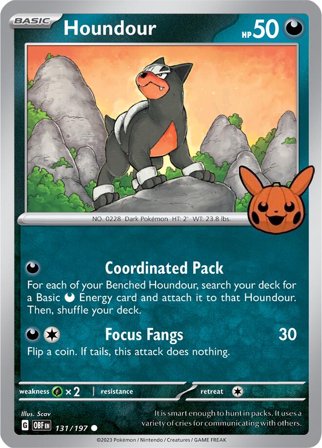 Houndour (131/197) [Trick or Trade 2024] | The Time Vault CA