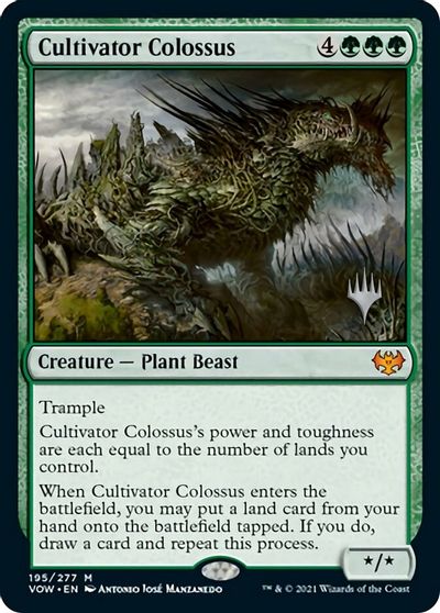 Cultivator Colossus (Promo Pack) [Innistrad: Crimson Vow Promos] | The Time Vault CA