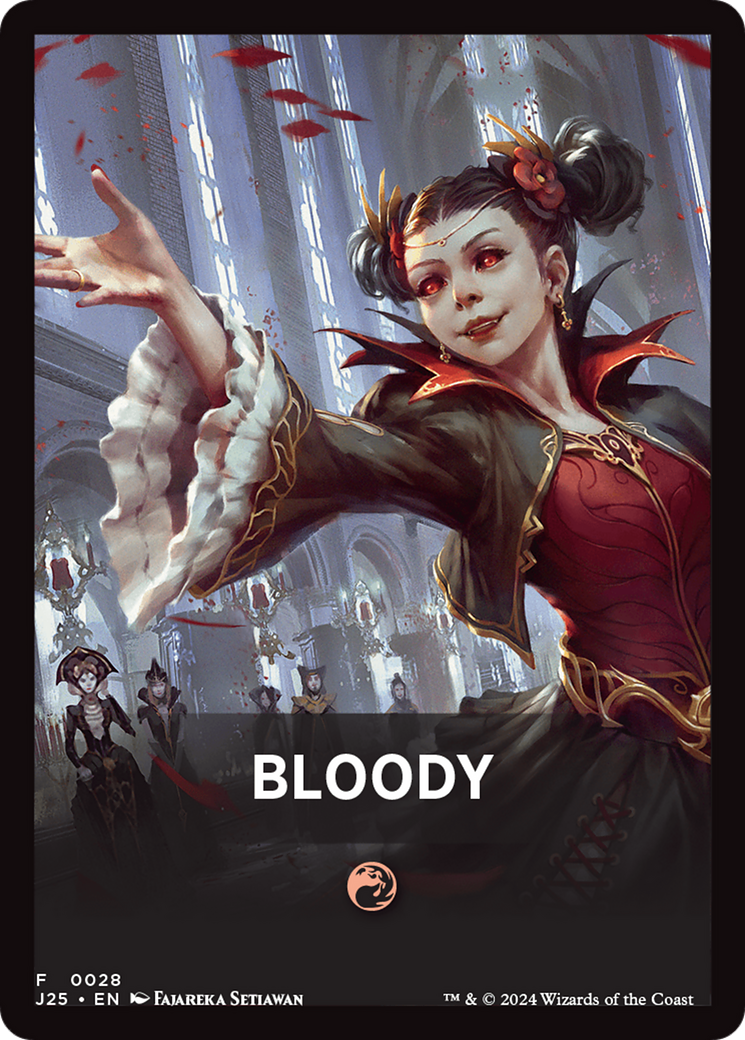 Bloody Theme Card [Foundations Jumpstart Front Cards] | The Time Vault CA