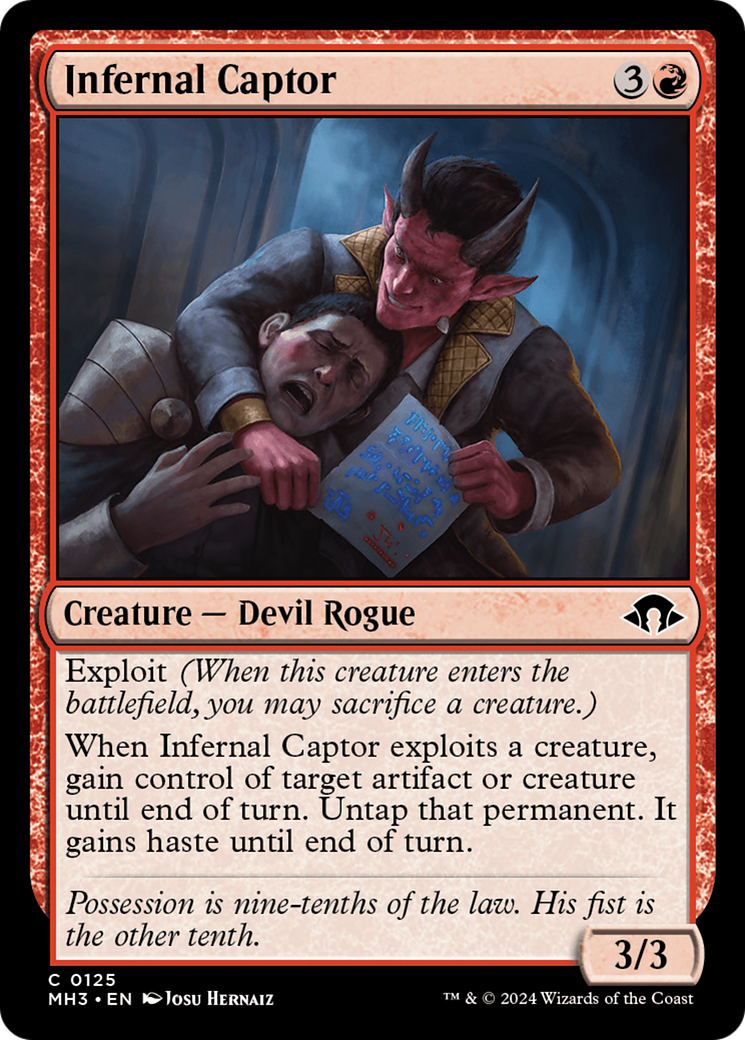 Infernal Captor [Modern Horizons 3] | The Time Vault CA