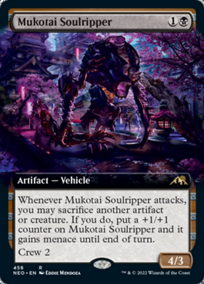 Mukotai Soulripper (Extended Art) [Kamigawa: Neon Dynasty] | The Time Vault CA