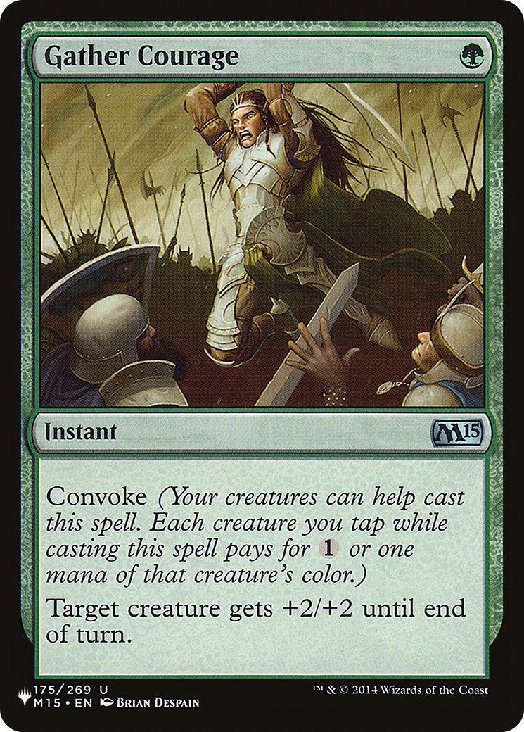 Gather Courage [The List] | The Time Vault CA