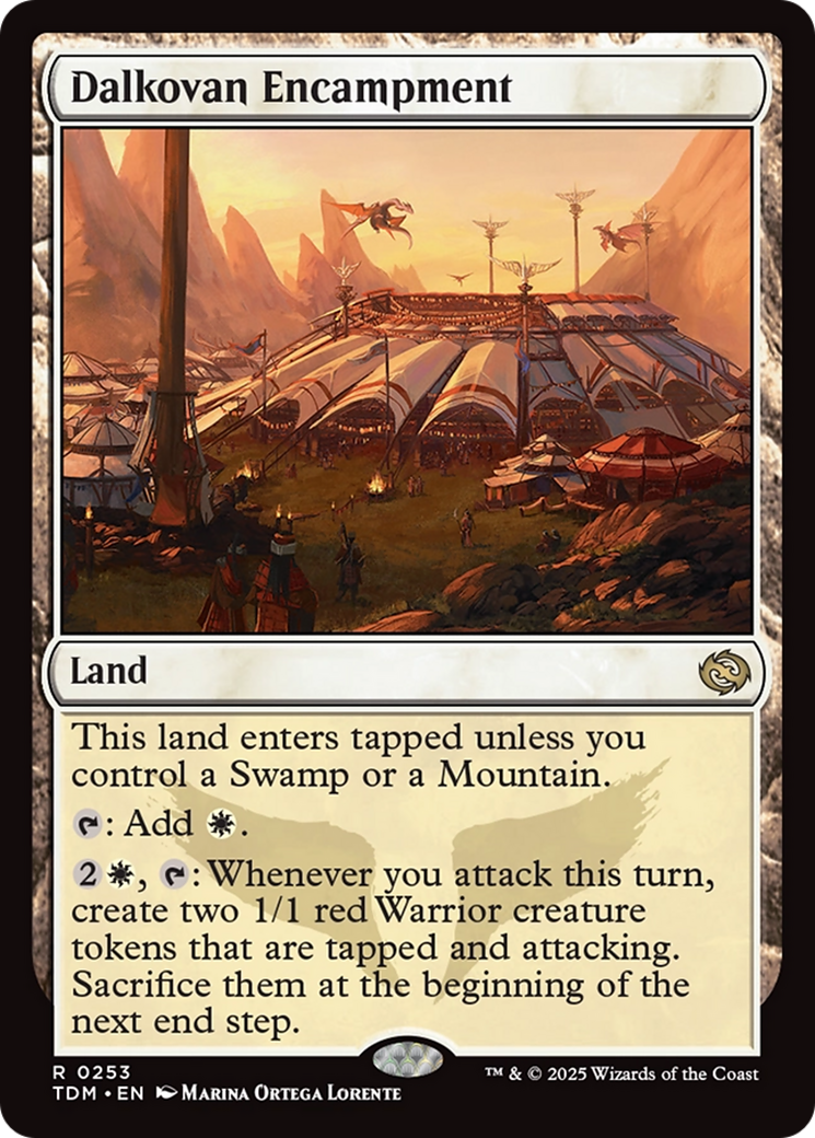 Dalkovan Encampment [Tarkir: Dragonstorm] | The Time Vault CA