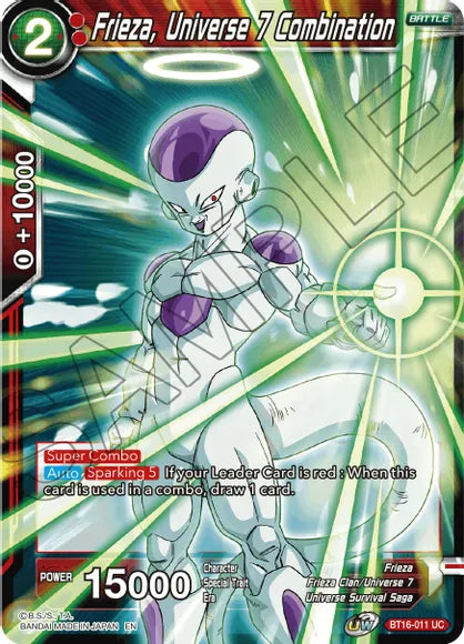 Frieza, Universe 7 Combination (BT16-011) [Realm of the Gods] | The Time Vault CA