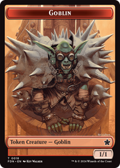 Goblin // Treasure Double-Sided Token [Foundations Tokens] | The Time Vault CA