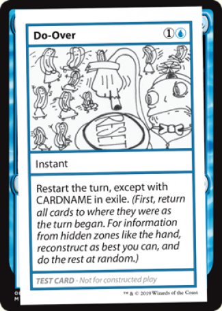 Do-Over (2021 Edition) [Mystery Booster Playtest Cards] | The Time Vault CA