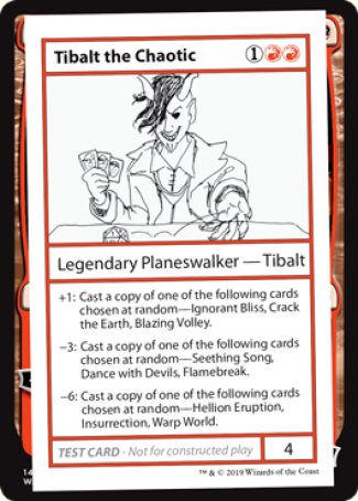 Tibalt the Chaotic (2021 Edition) [Mystery Booster Playtest Cards] | The Time Vault CA