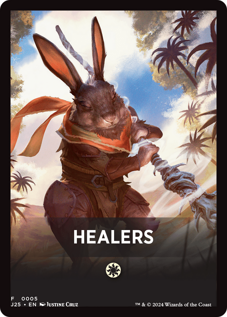 Healers Theme Card [Foundations Jumpstart Front Cards] | The Time Vault CA