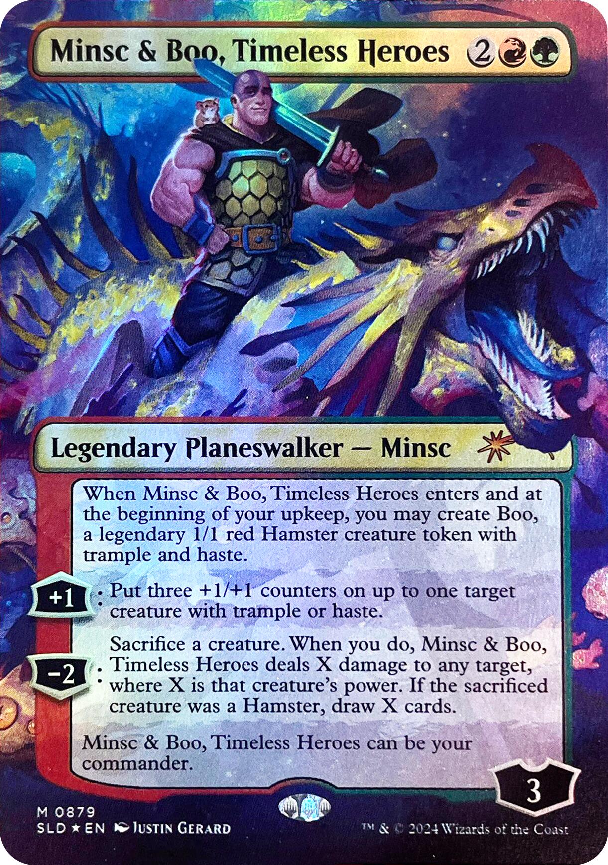 Minsc & Boo, Timeless Heroes (Rainbow Foil) [Secret Lair Drop Series] | The Time Vault CA