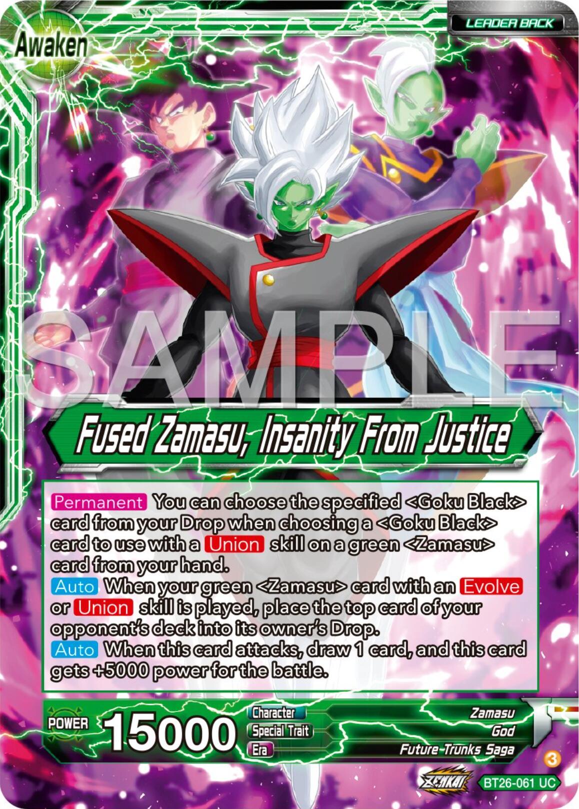 Zamasu // Fused Zamasu, Insanity From Justice (BT26-061) [Ultimate Advent] | The Time Vault CA