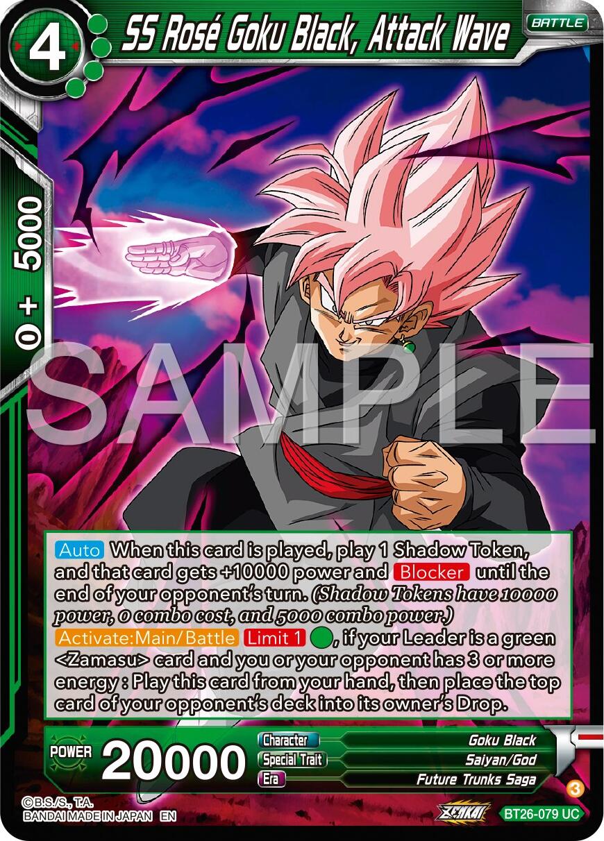 SS Rose Goku Black, Attack Wave (BT26-079) [Ultimate Advent] | The Time Vault CA