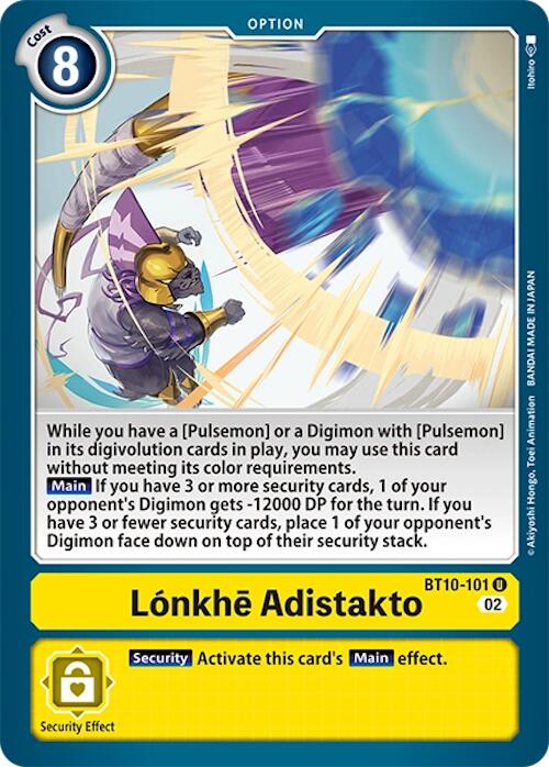 Lonkhe Adistakto [BT10-101] [Xros Encounter] | The Time Vault CA