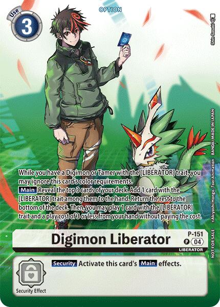 Digimon Liberator [P-151] - P-151 (Legend Pack 2024) [Promotional Cards] | The Time Vault CA