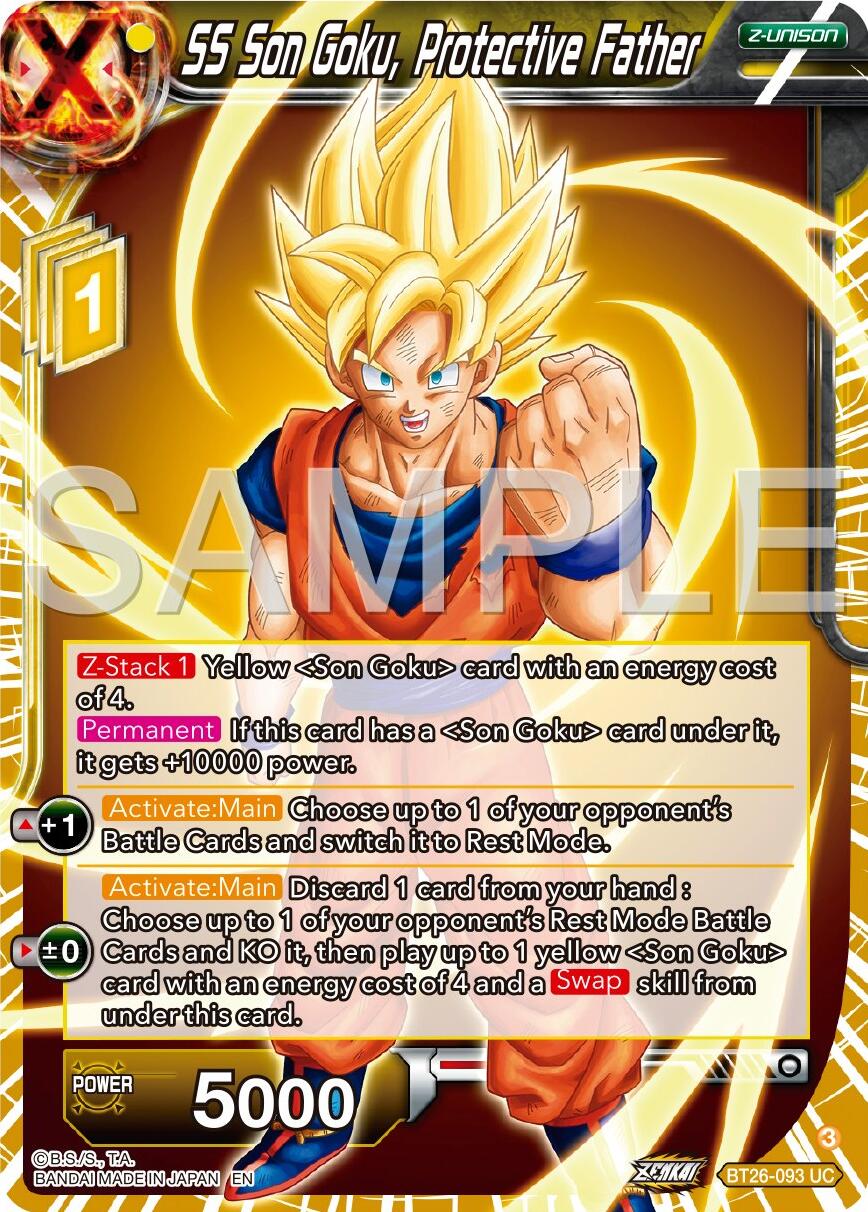 SS Son Goku, Protective Father (BT26-093) [Ultimate Advent] | The Time Vault CA