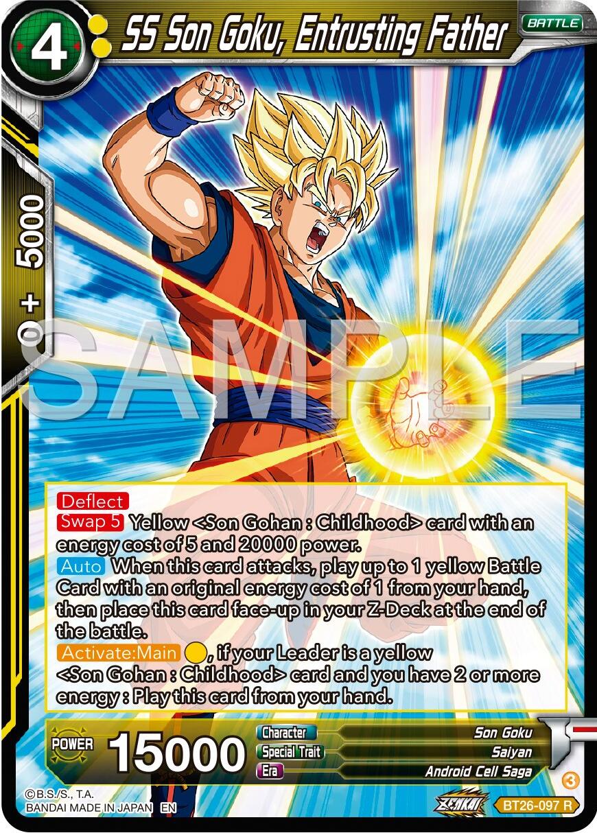 SS Son Goku, Entrusting Father (BT26-097) [Ultimate Advent] | The Time Vault CA