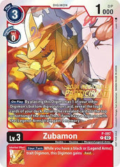 Zubamon [P-097] - P-097 (2024 Regionals Participant) [Promotional Cards] | The Time Vault CA