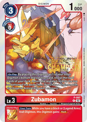 Zubamon [P-097] - P-097 (2024 Regionals Champion) [Promotional Cards] | The Time Vault CA