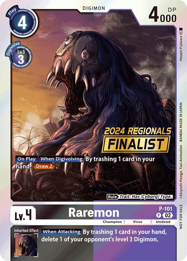 Raremon [P-101] - P-101 (2024 Regionals Finalist) [Promotional Cards] | The Time Vault CA