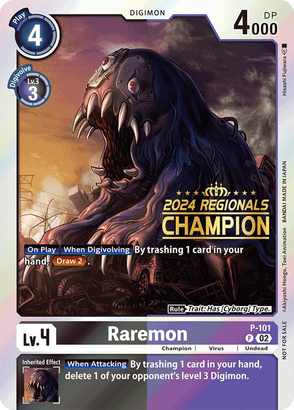 Raremon [P-101] - P-101 (2024 Regionals Champion) [Promotional Cards] | The Time Vault CA