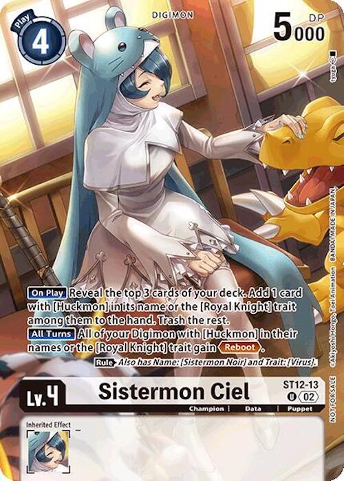 Sistermon Ciel [ST12-13] (Event Pack 7) [Starter Deck: Jesmon] | The Time Vault CA