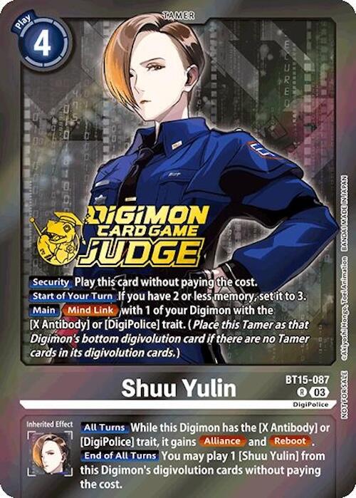 Shuu Yulin [BT15-087] (Judge Pack 6) [Exceed Apocalypse] | The Time Vault CA